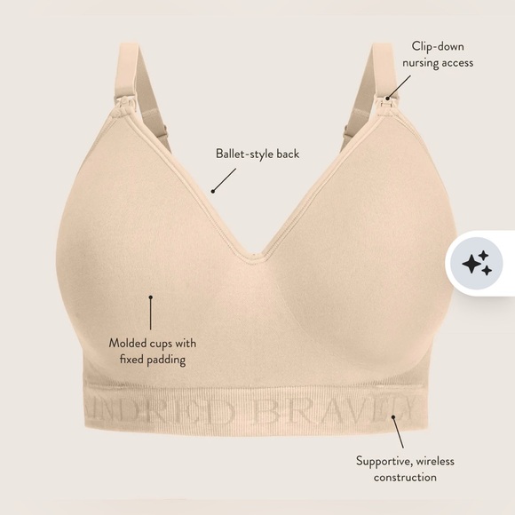 Kindred Bravely Signature Sublime Contour Black Nursing Bra Small Busty - Picture 11 of 11